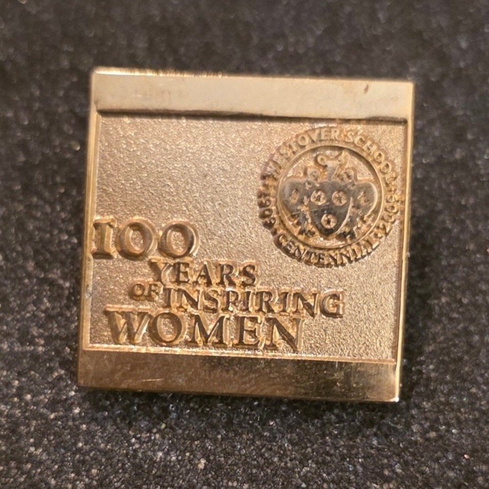 Roberts Flower‎ School 100 Years of Inspiring Women Centennial Pin Vintage
